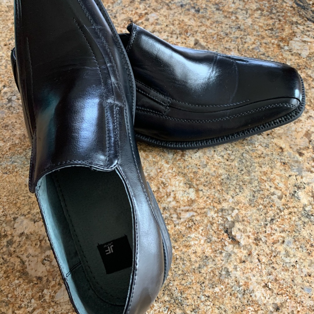 J.ferrar squared leather dress shoes